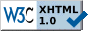 Valid XHTML 1.0! Valid XHTML 1.0!